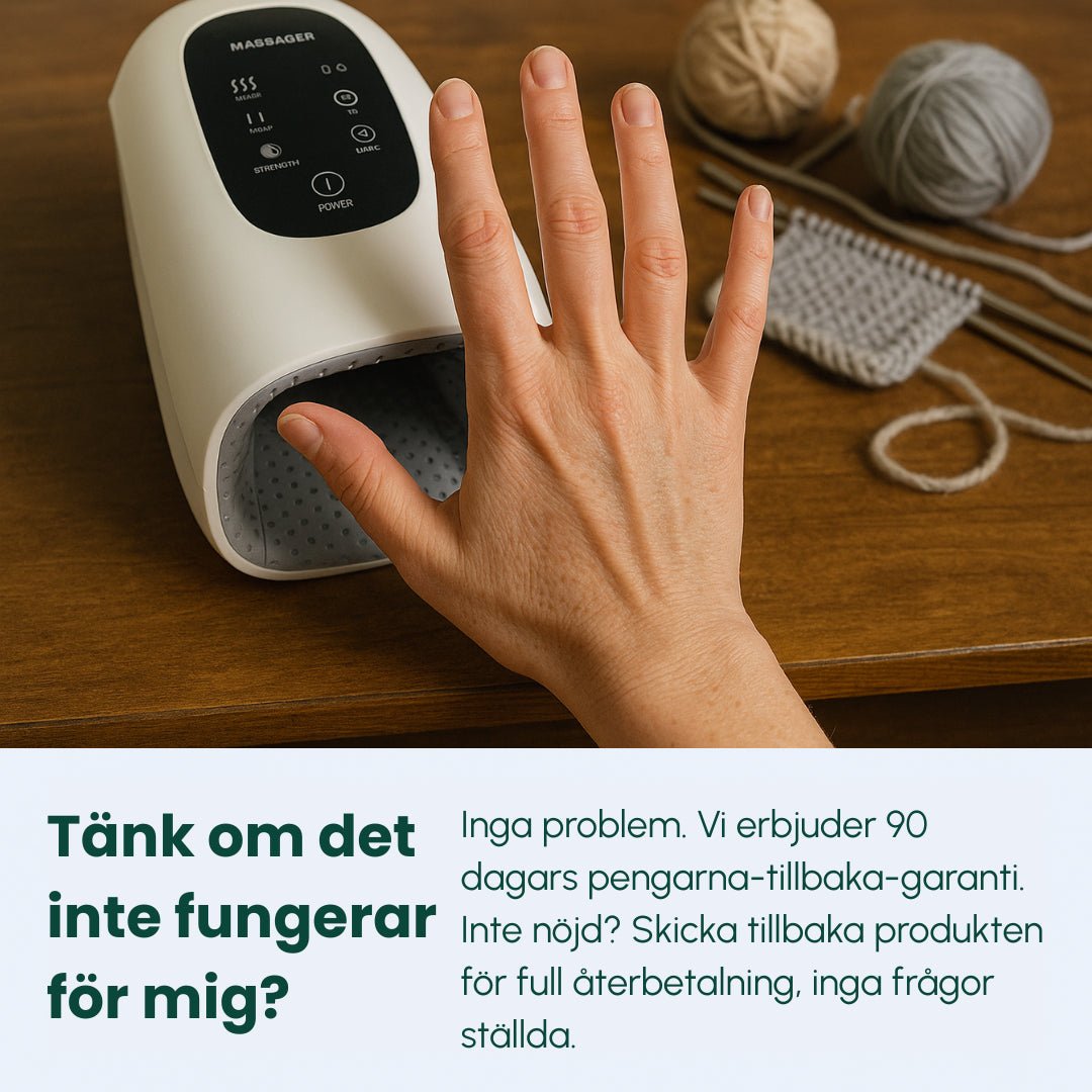 TheraCompression™ – Smärtlindring hemma för handartros och daglig handsmärta - Komforten
