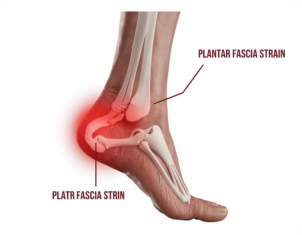 Hälsporre är en inflammation i senfästet under hälen