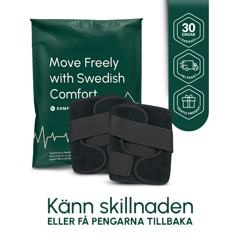 Knäskydd med Skenor för Knäleden - Komforten