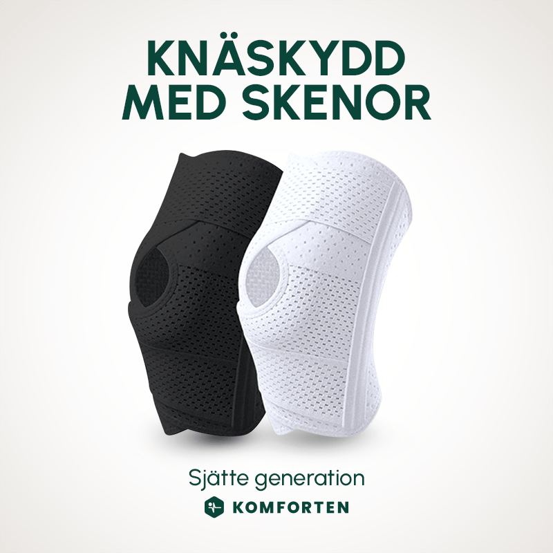 Knäskydd med Skenor för Knäleden - Komforten