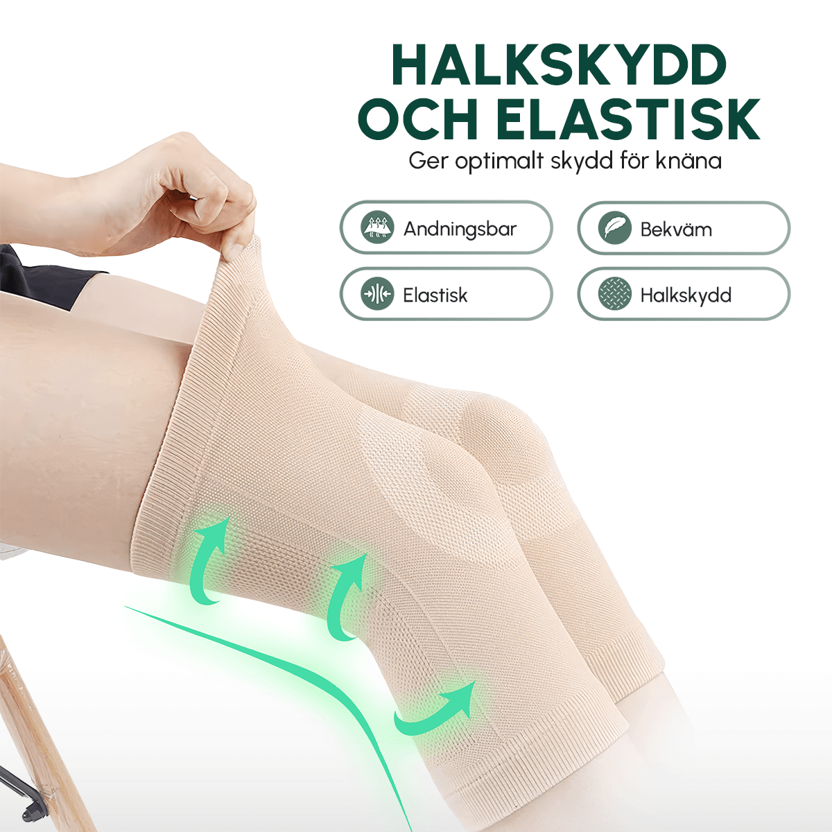 Knästöd med Kompression - Komforten