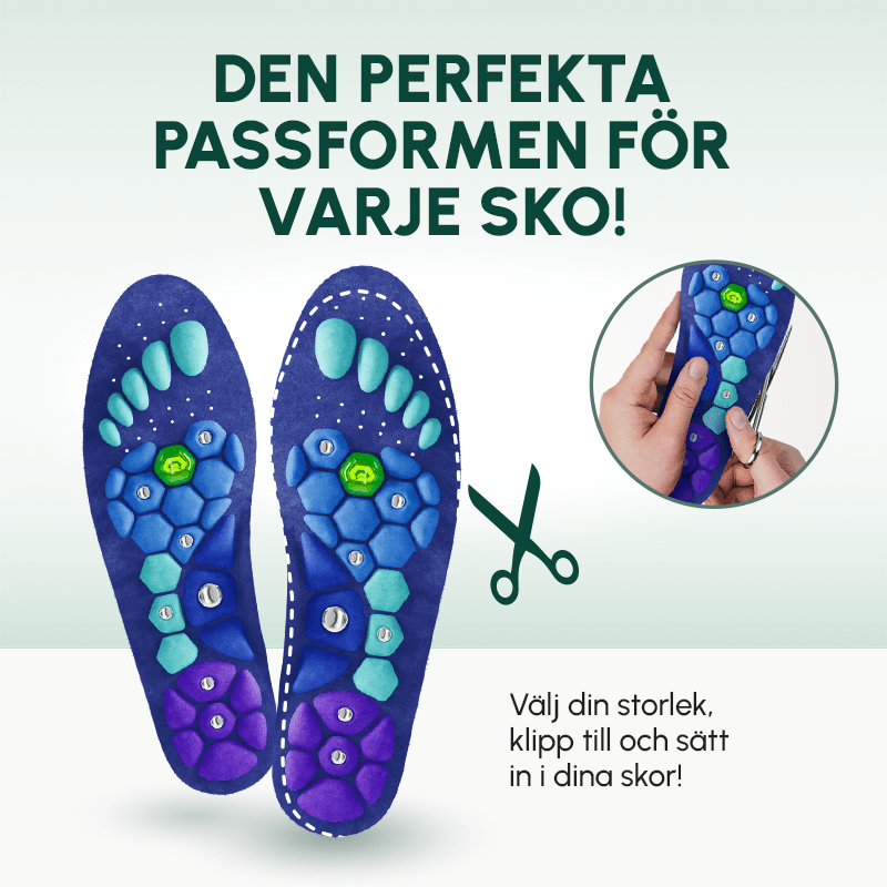 Magnetiska Akupressur Sulor – Friska, Smärtfria Fötter Med Varje Steg - Komforten
