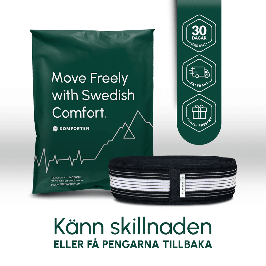 NordicWrap ryggbälte i neopren - Komforten