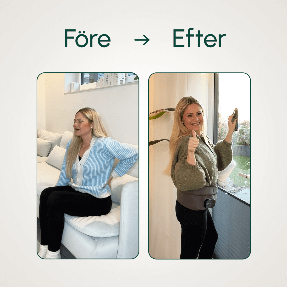 TermoReliever™ Värmebälte för Ryggen - Komforten