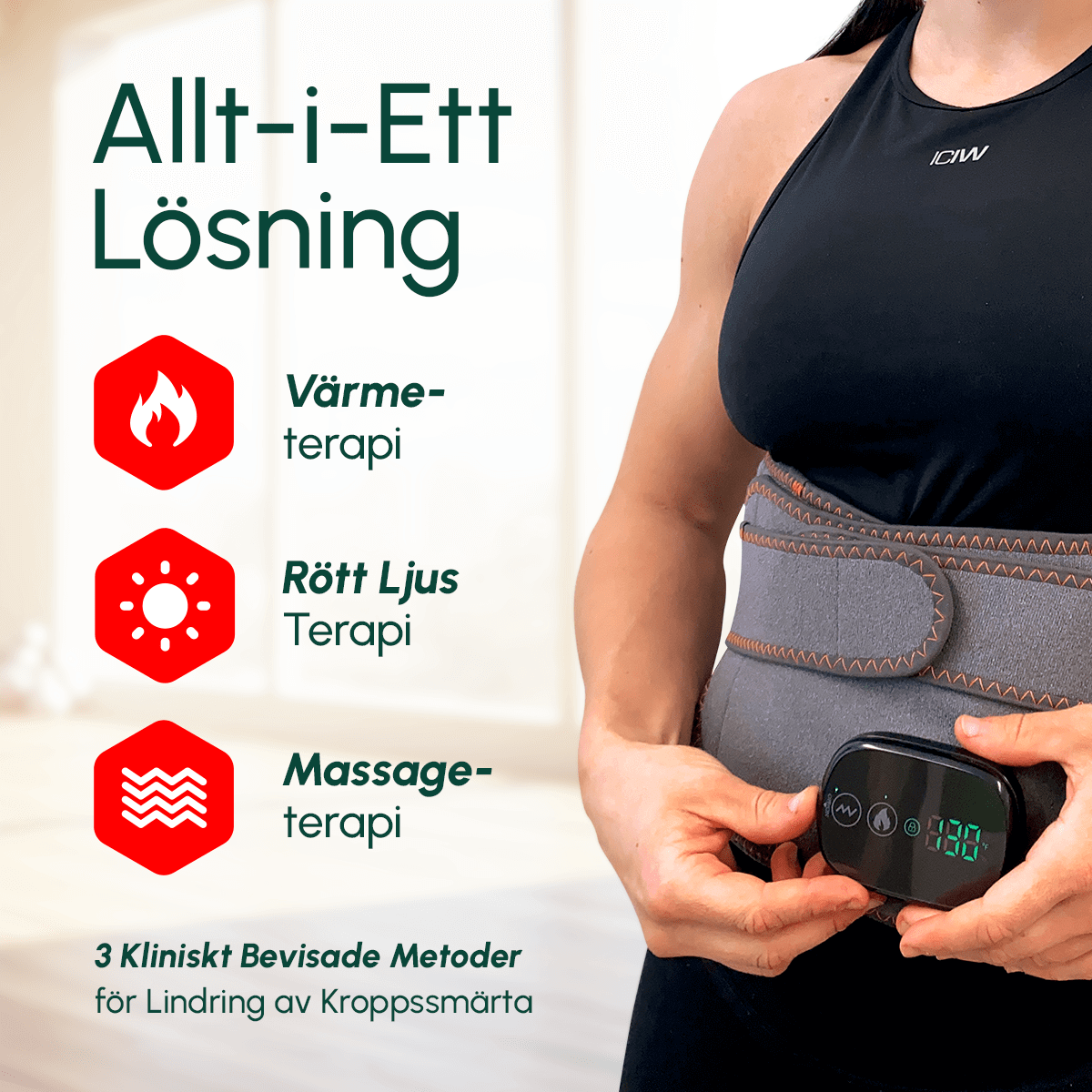 TermoReliever™ Värmebälte för Ryggen - Komforten