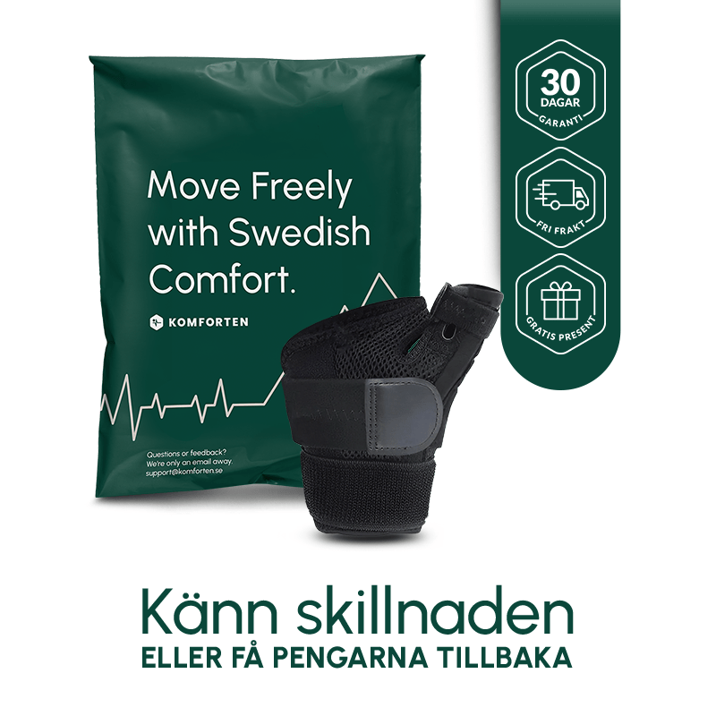 Tumskydd för Artros och Sport - Komforten